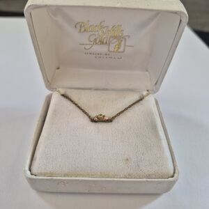 Baby Ring Necklace with Gold and Pink Accents